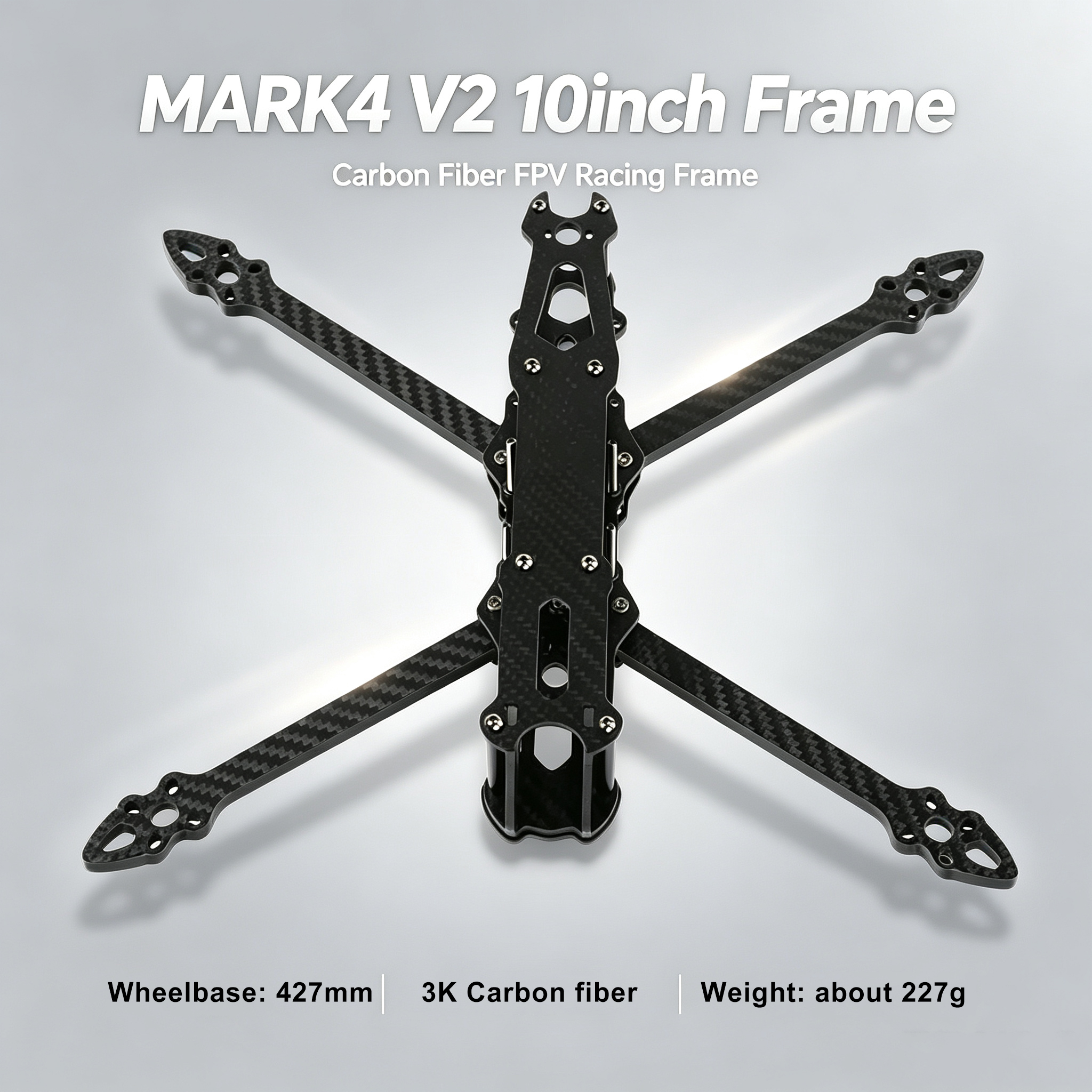 Drone Kit With Camera - MARK4 FPV Drone Carbon Fiber Frame
