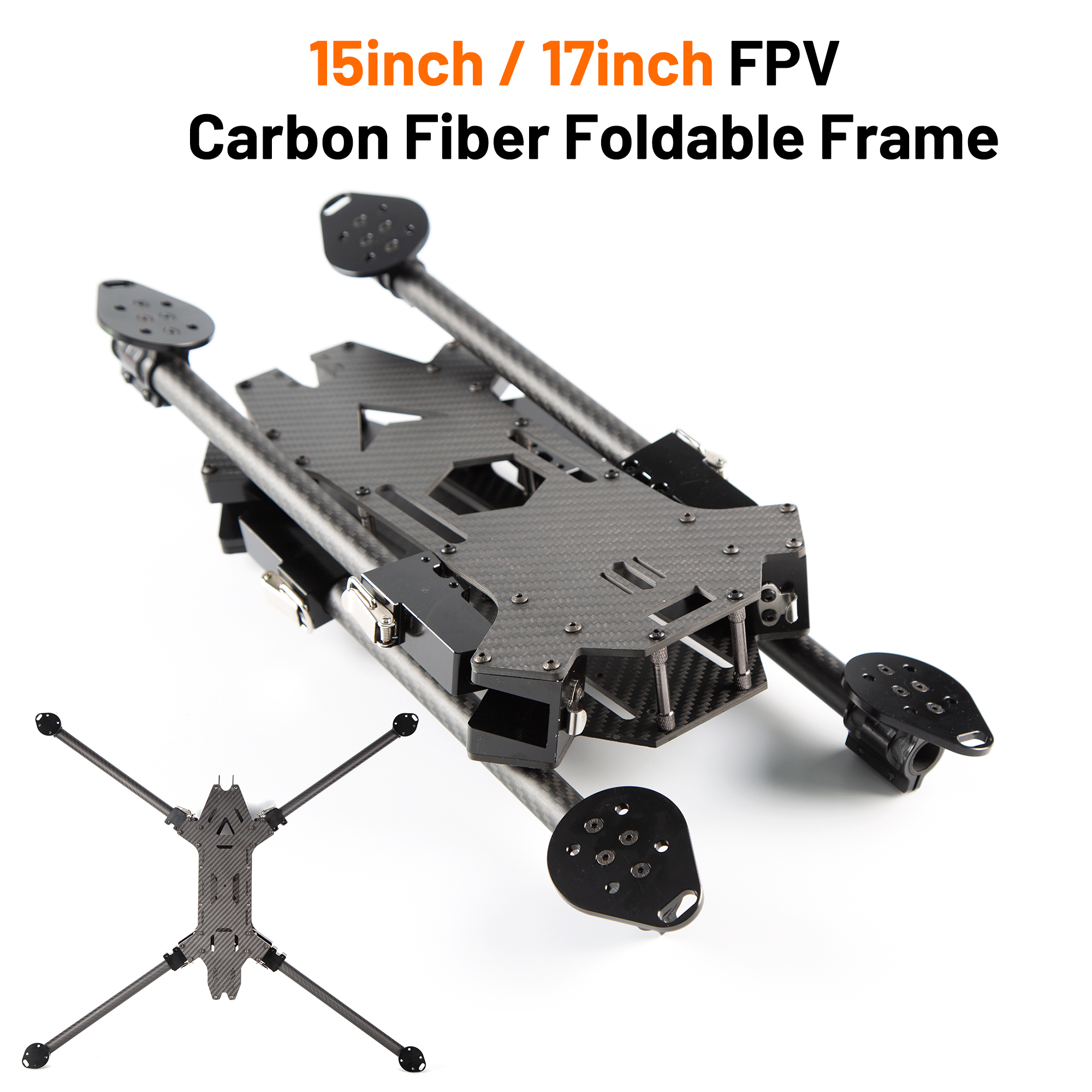 Drone Kit Long Range - 15inch /17inch FPV Carbon Fiber Foldable