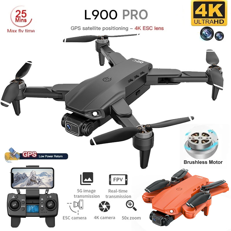 Drone Kit Professional - L900 Pro GPS Drone 4K Professional