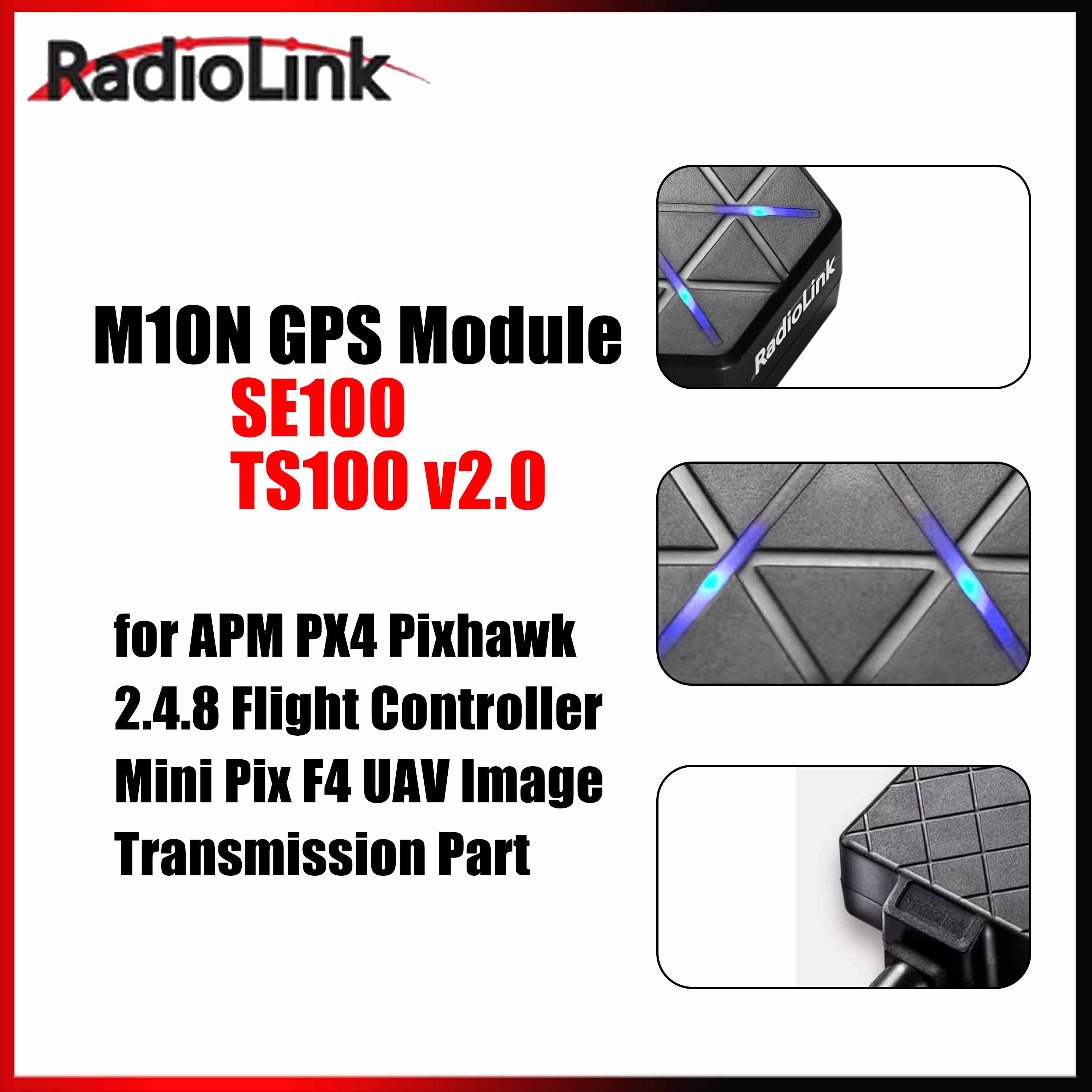 Drone Kit Hexacopter - RadioLink SE100 TS100 v2.0 M10N GPS