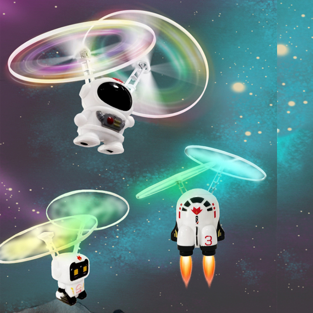Drone Kit Tricopter - Mini Astronaut Drone Cartoon Spaceman Flying