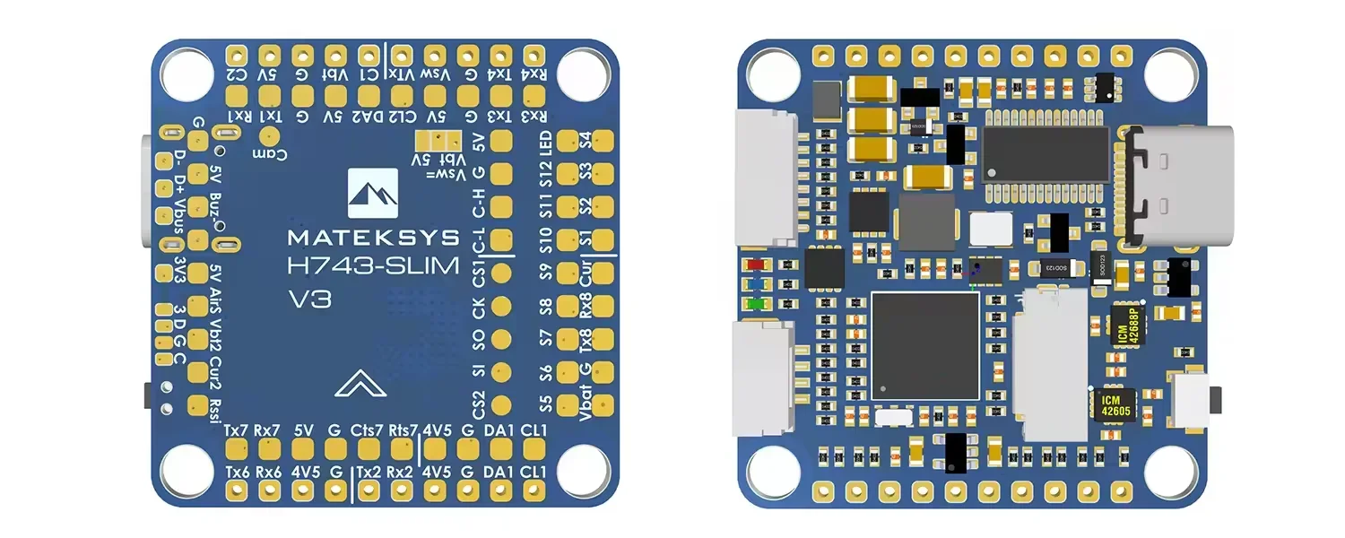Drone Kit Racing - 2026-Contrôleur MATEKSYS H743-SLIM V3 pour kit