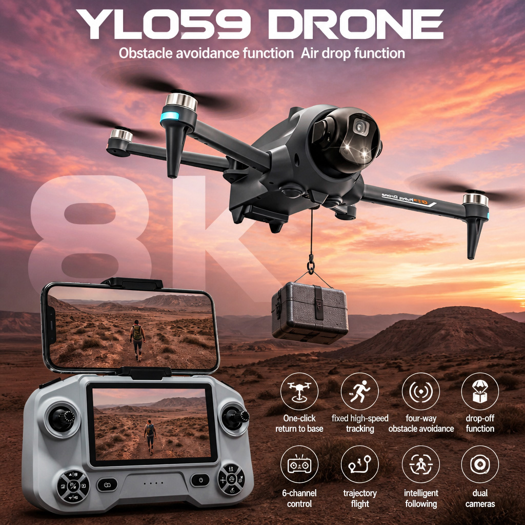 Drone Kit With Camera - Potensic Drone GPS Auto Return Obstacle