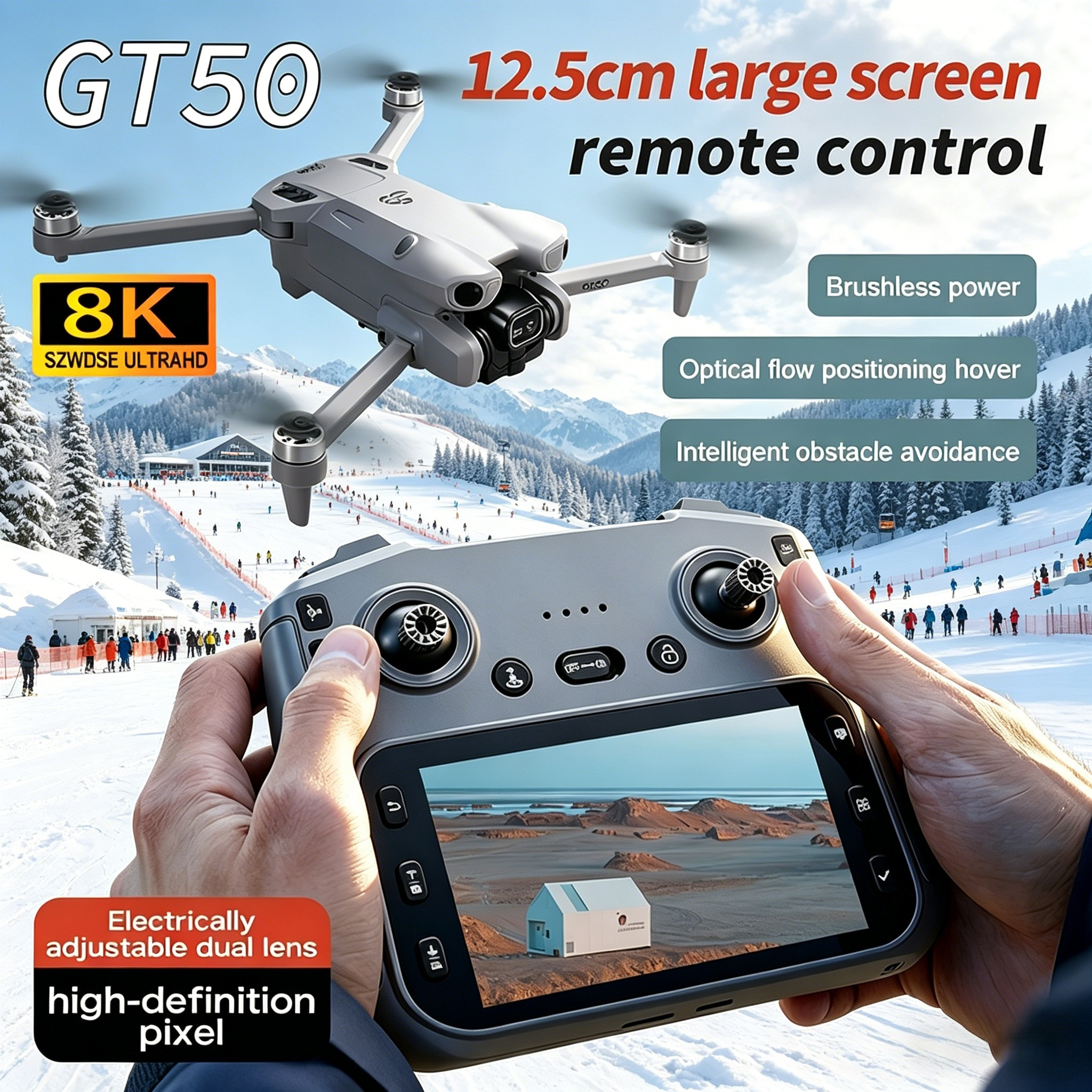 Drone Kit With Camera - GT50 PRO MIni 5 pro RC