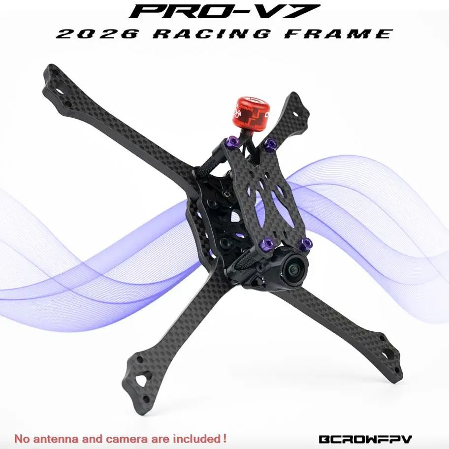 Drone Kit Octocopter - BCROWFPV PRO-V7 Racing Drone Frame Kit