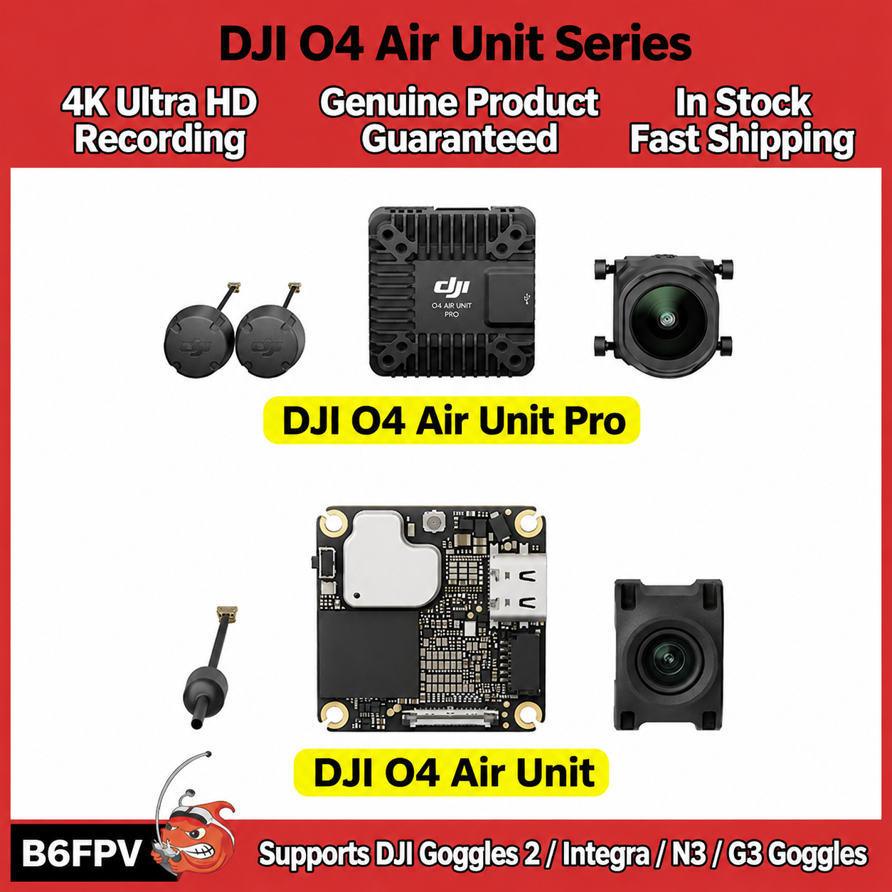 Drone Kit Long Range - DJI O4 Air Unit Series Flagship
