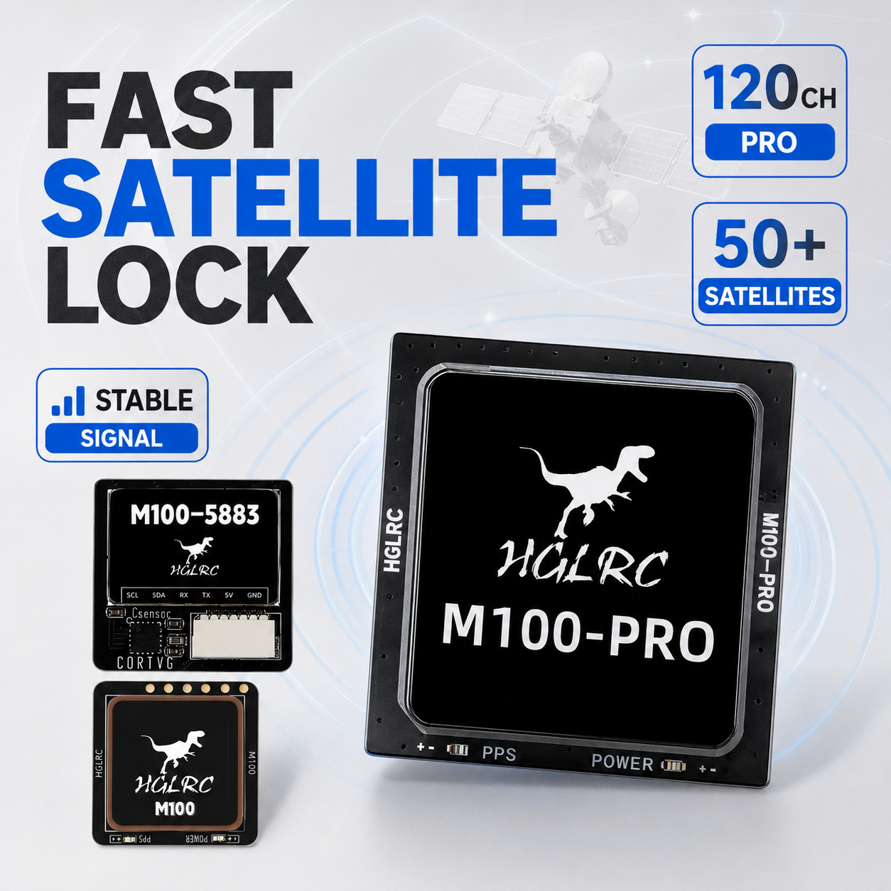 HGLRC M100 PRO M100-5883 GPS M - đánh giá và giá Drone Kit Long Range
