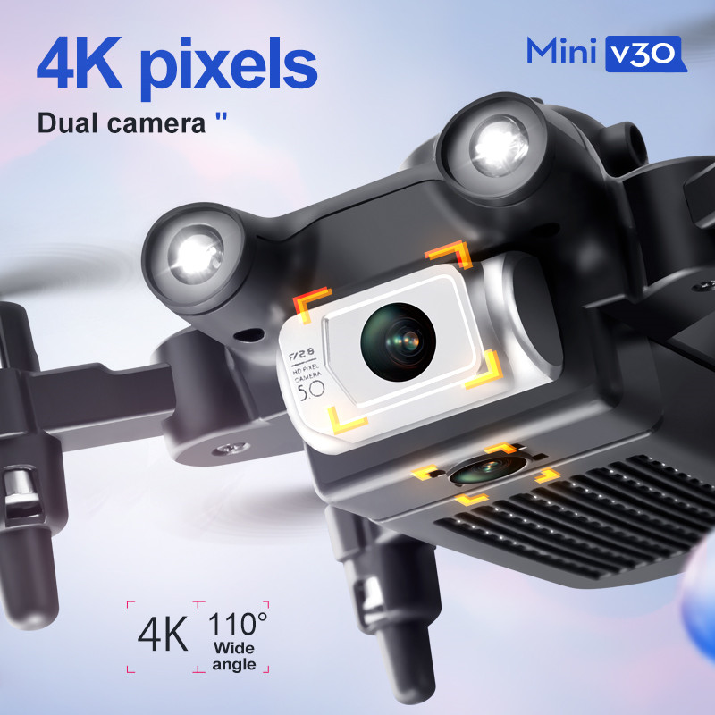 Mini V30 WiFi FPV Drone With 4 - đánh giá và giá Drone Kit Tricopter
