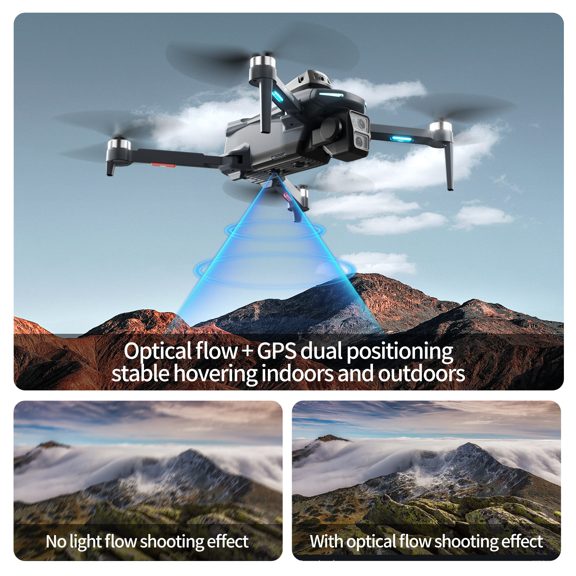 XT606 MAX 3 battery Drone 4k 8 - đánh giá và giá Drone Kit Professional