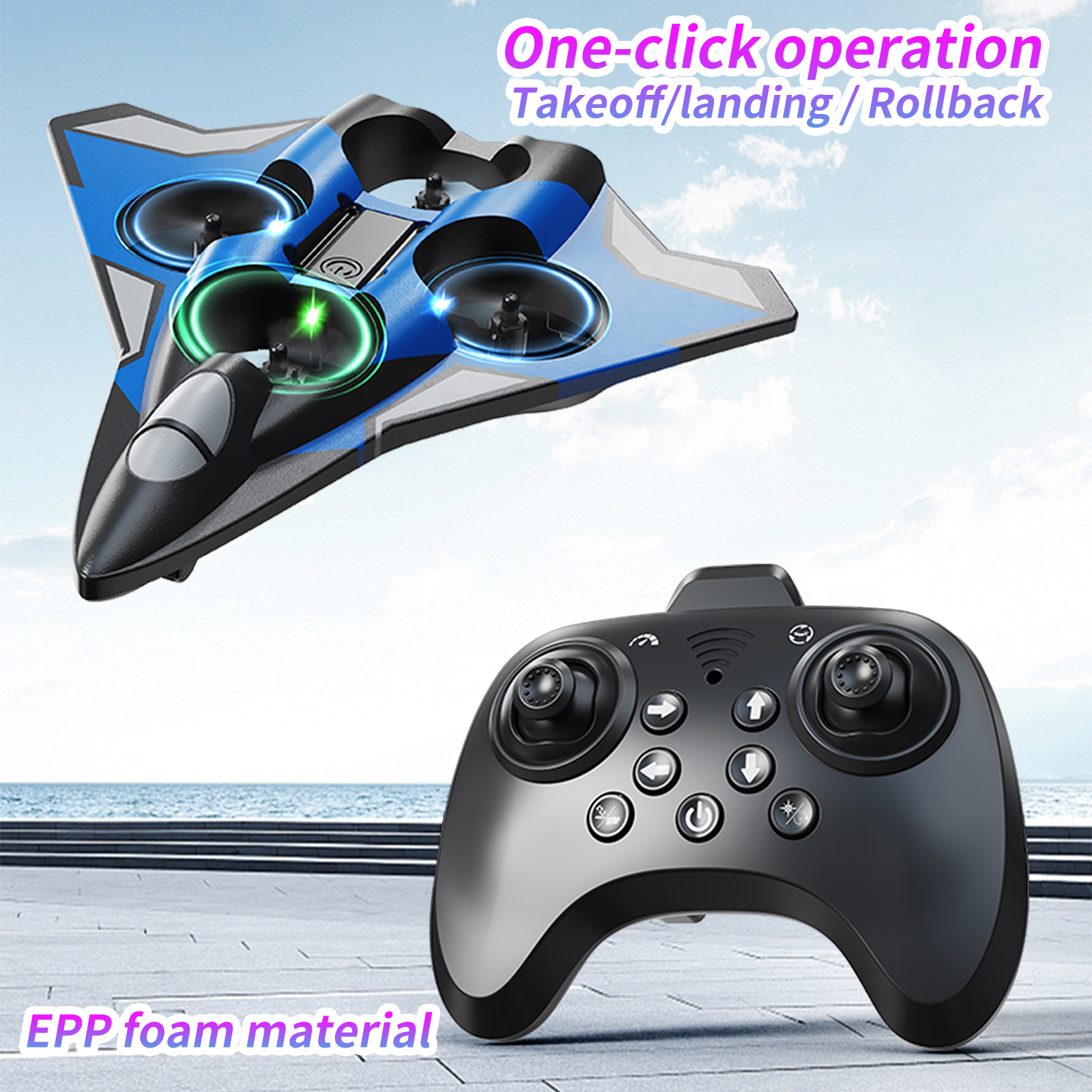 YL89 EPP Foam Quadcopter RC Pl - đánh giá và giá Drone Kit Tricopter