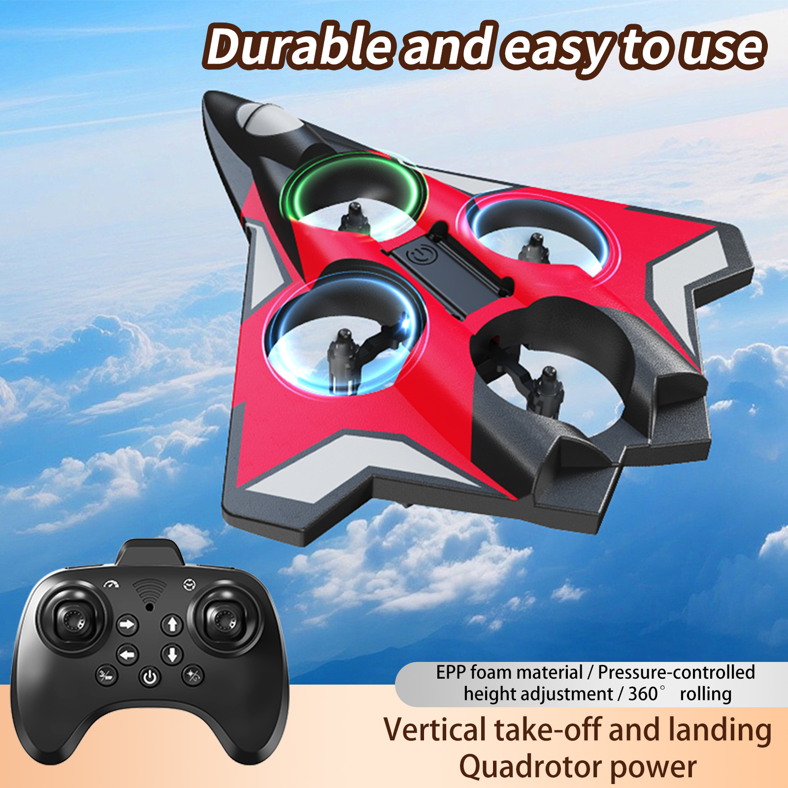 YL89 EPP Foam Quadcopter RC Pl - đánh giá và giá Drone Kit Tricopter