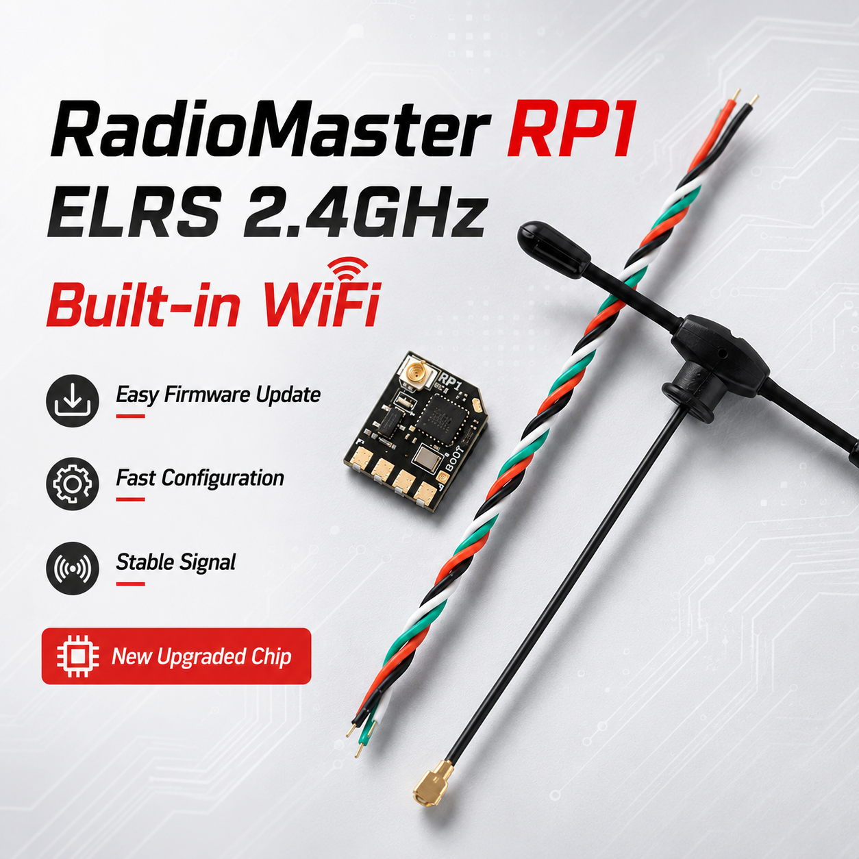 RadioMaster RP1 V2, 2.4GHz Exp - đánh giá và giá Drone Kit Long Range