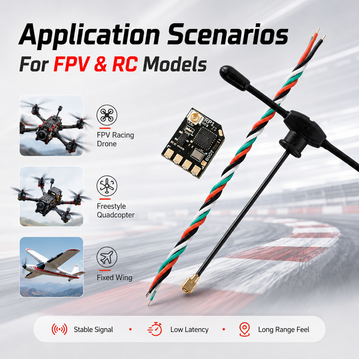 RadioMaster RP1 V2, 2.4GHz Exp - đánh giá và giá Drone Kit Long Range
