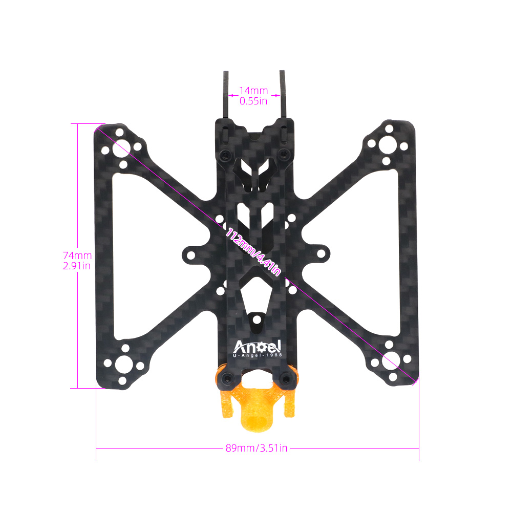 Angel20 Frame Kit 2 inch RC Dr - đánh giá và giá Drone Kit Octocopter