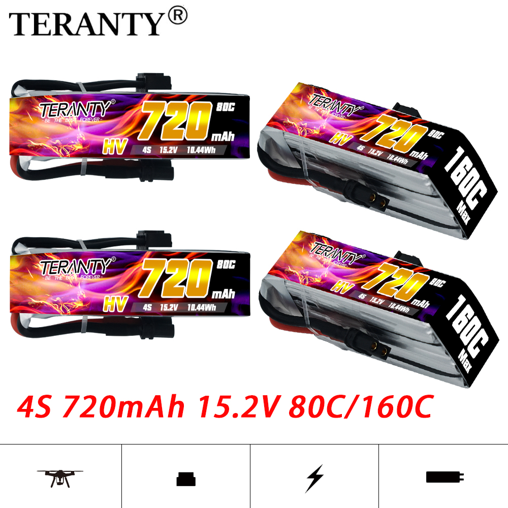 TERANTY 720mAh 4S 15.2V HV Lip - đánh giá và giá Drone Kit Fpv