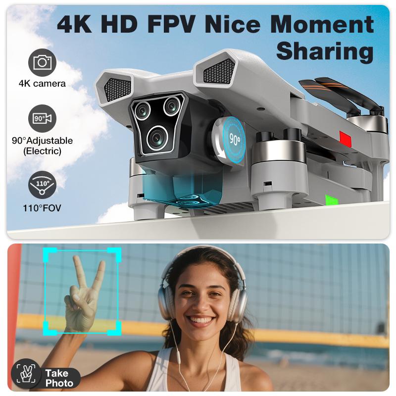 NEW Hot L017 Pro Drone Brushle - đánh giá và giá Drone Kit Professional