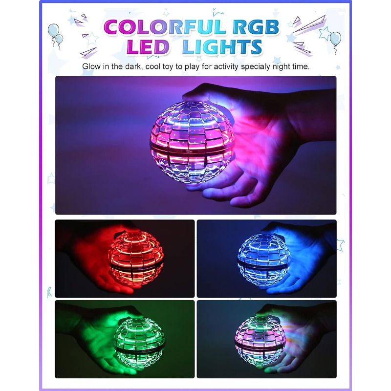 Magic Flying Orb Ball with Lig - đánh giá và giá Drone Kit Tricopter